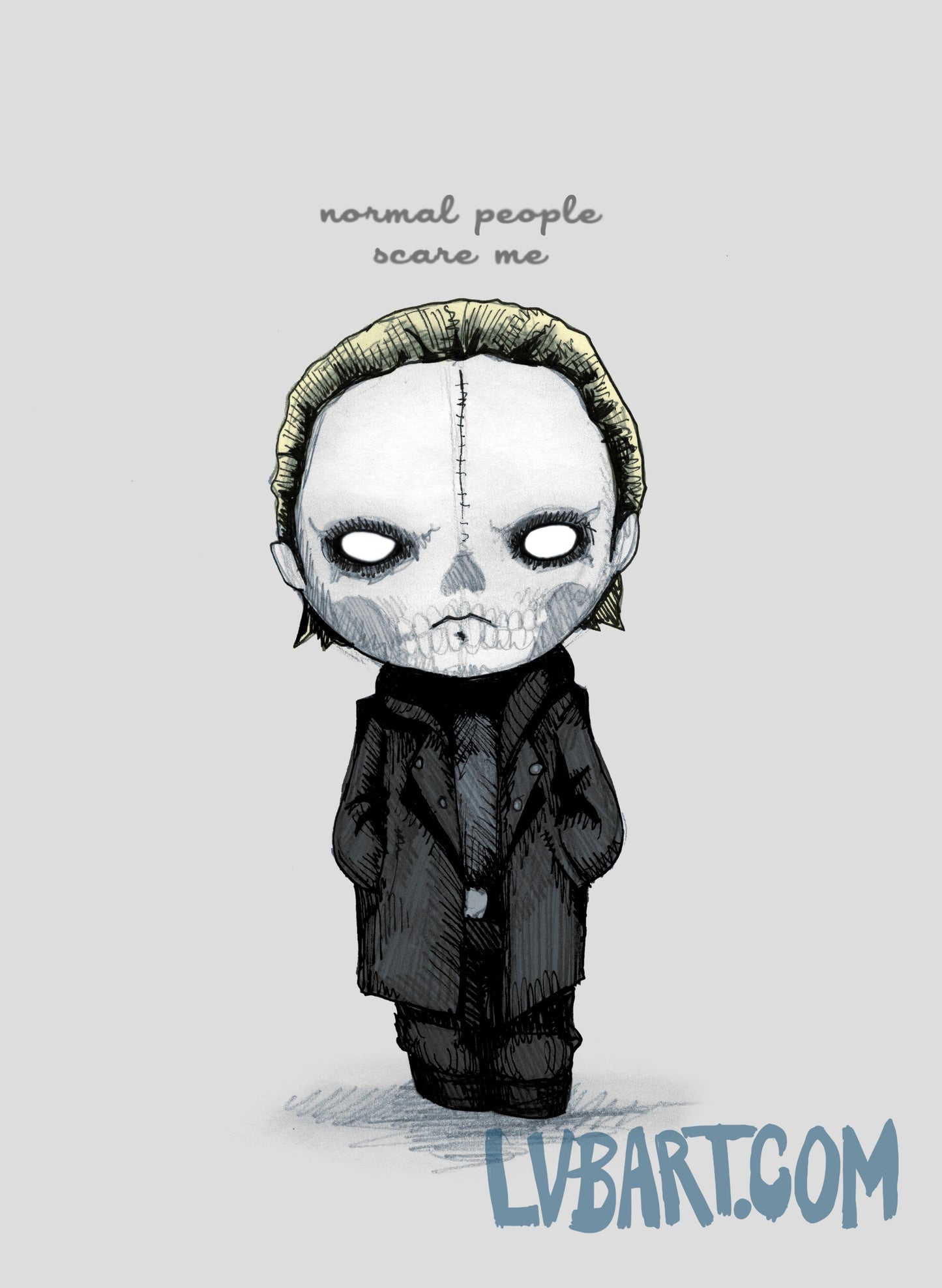 American Horror Tate Plushie Fine Art Print
