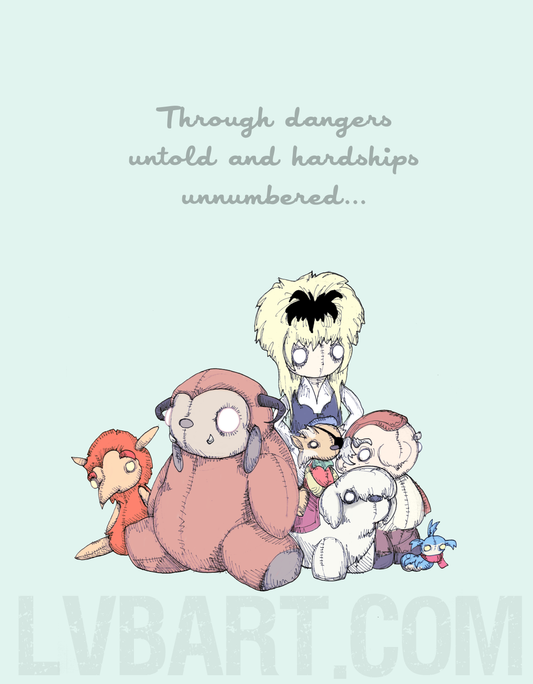 Through Dangers Untold Fine Art Print