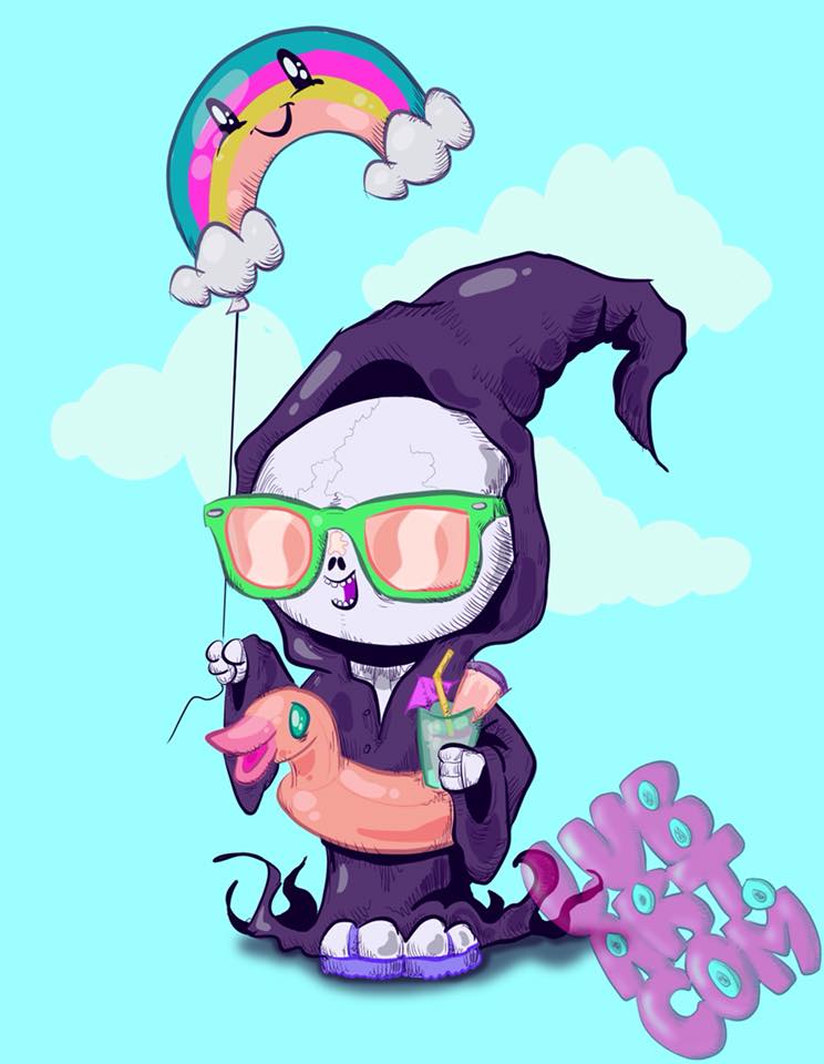 Vacation Of Death Fine Art Print