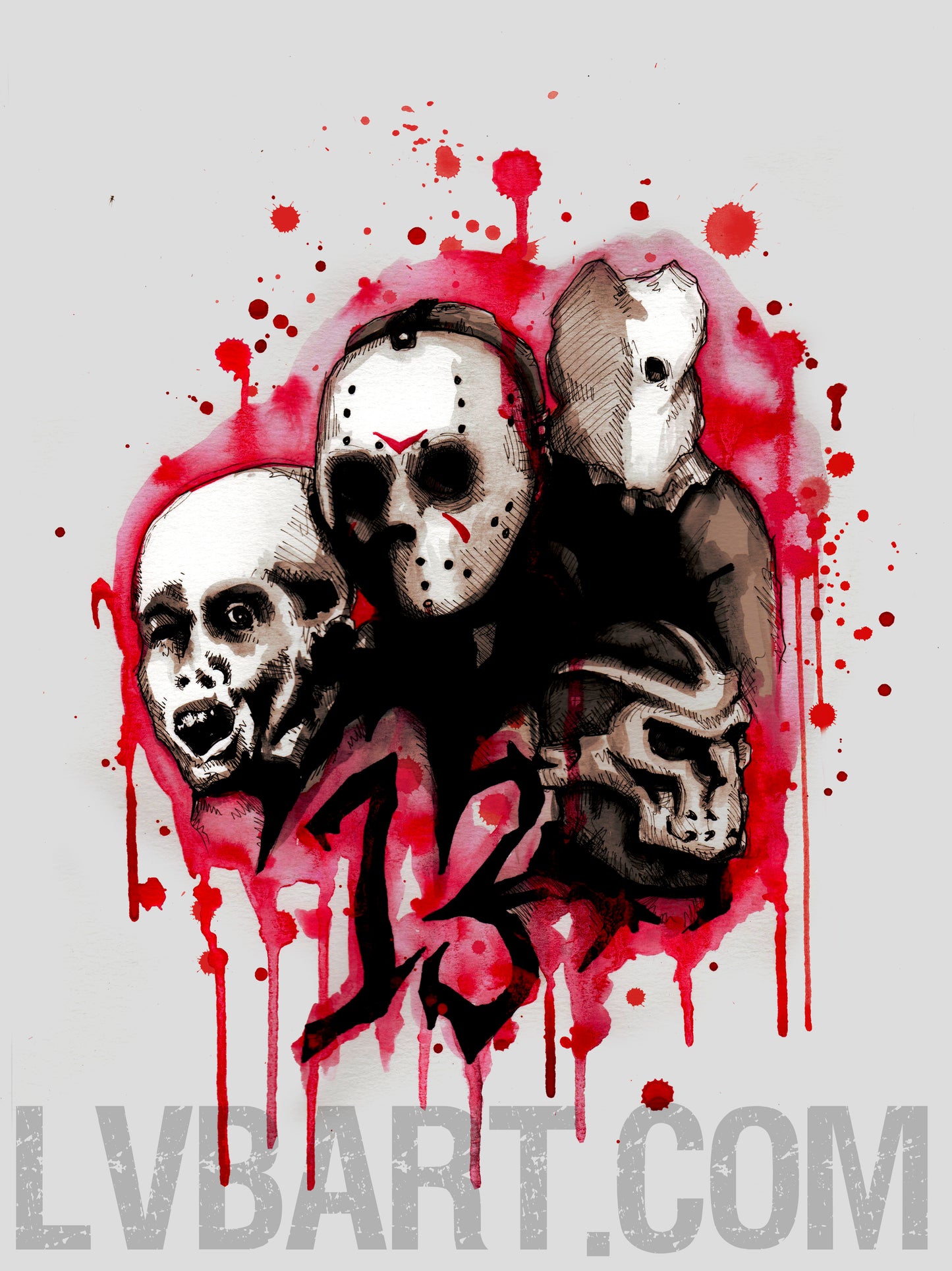 Four Vorhees Fine Art Print