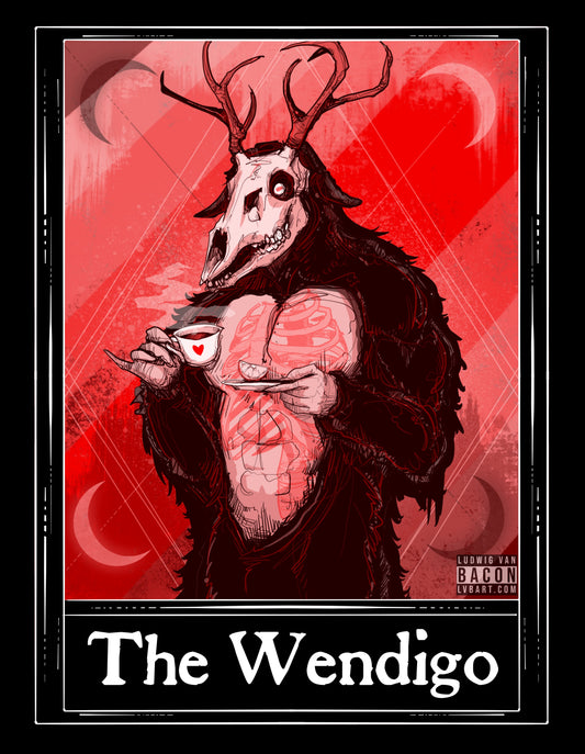 The Wendigo Tarot Fine Art Print