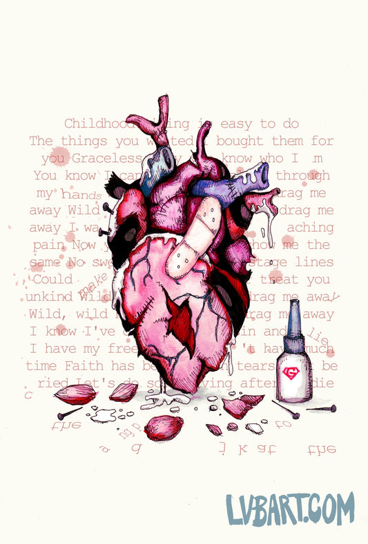 Wild Horse Broken Heart Fine Art Print
