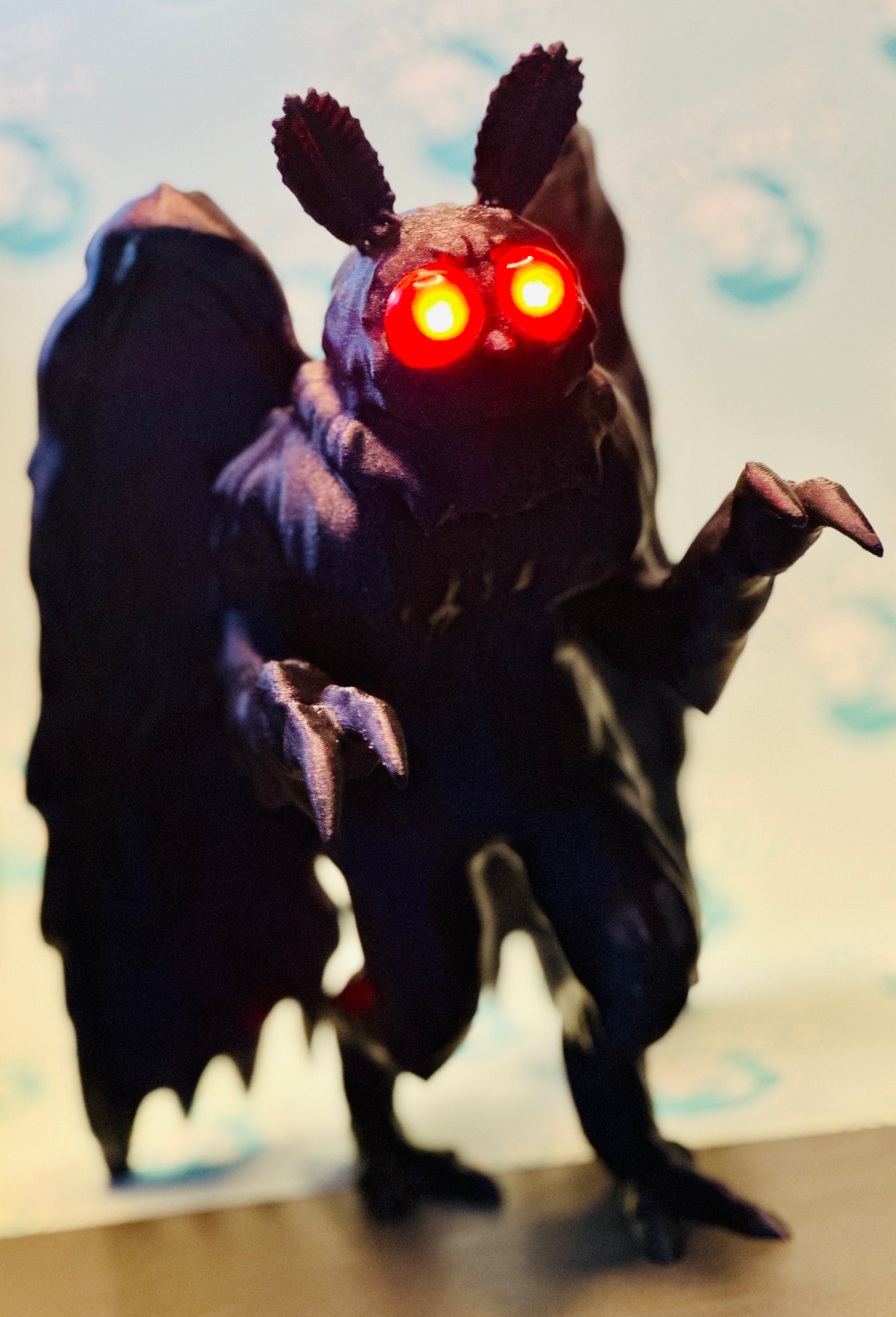 Terrifying Mothman 3D Print Statue