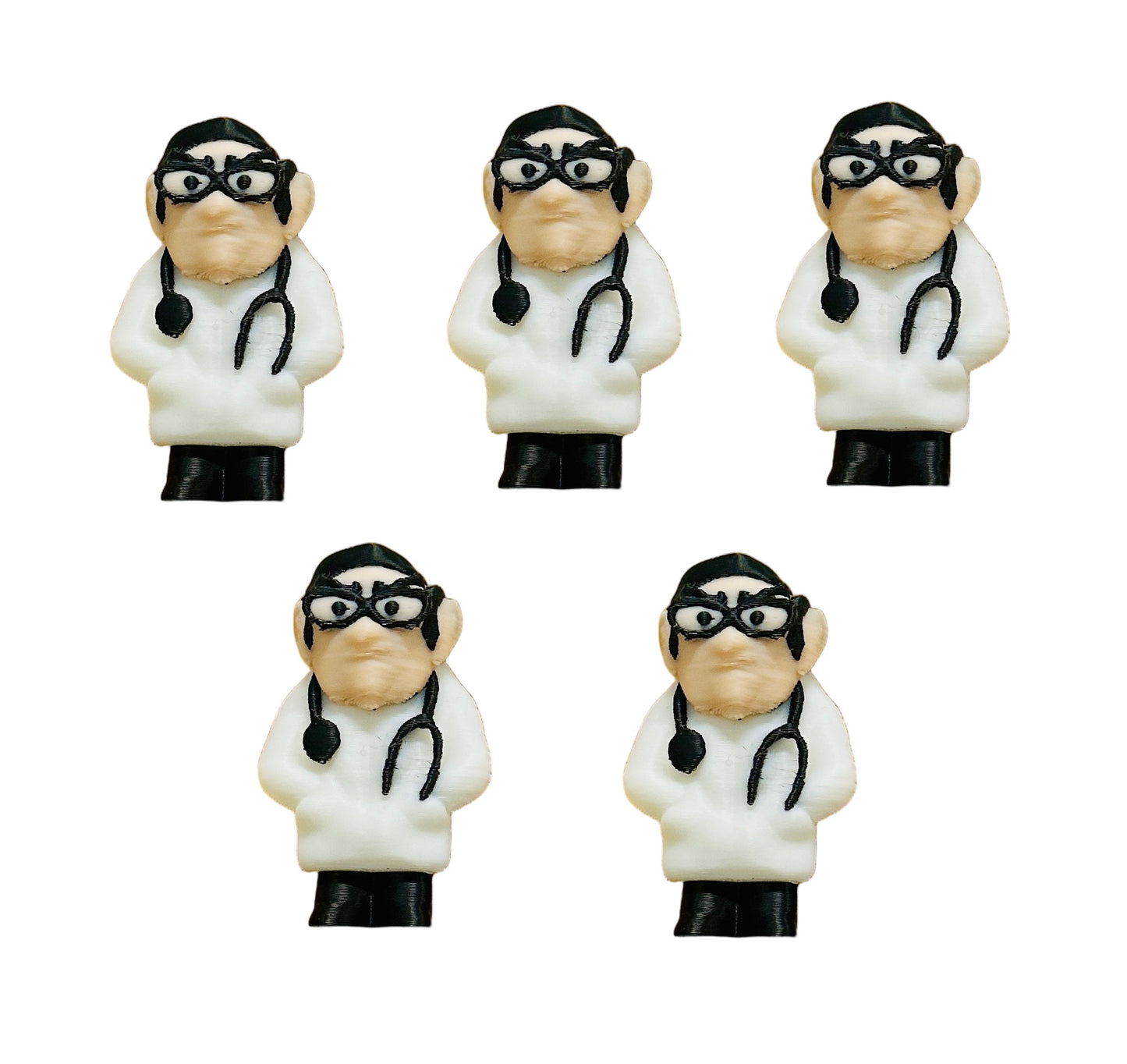 Mini Doctor (5 Pack) 3D Print Small Figure