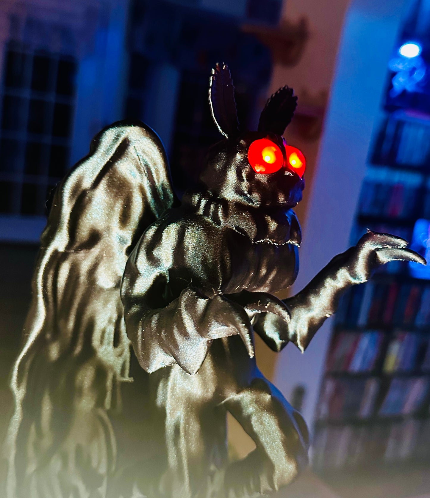 Terrifying Mothman 3D Print Statue