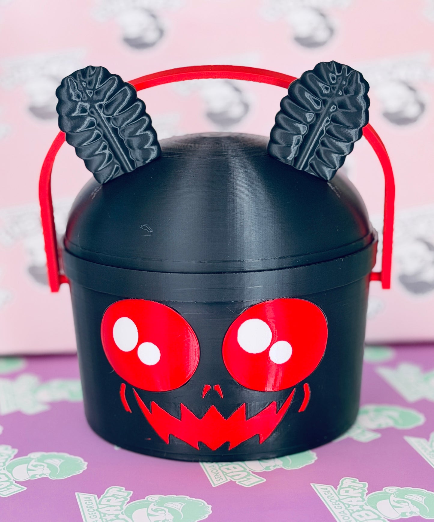 Mothman Halloween Pail 3D Print
