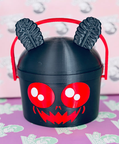 Mothman Halloween Pail 3D Print