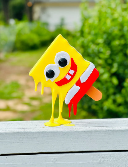 Melting Spongesicle Popsicle 3D Print Statue