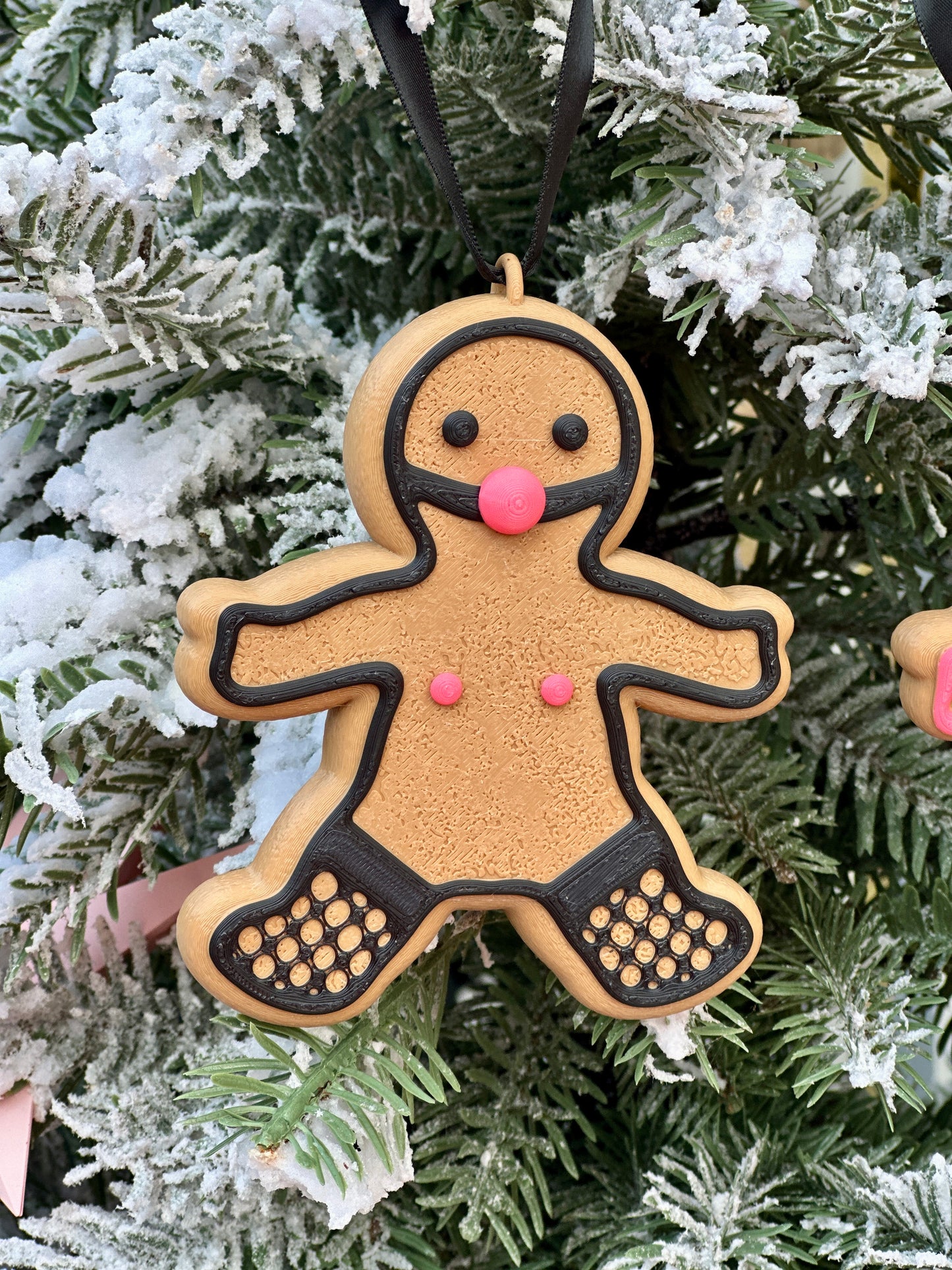 Spicy Gingerbread 2 Pack 3D Print Ornament