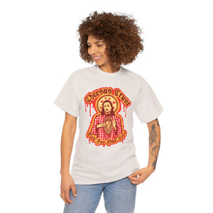 Cheesus Crust Unisex Heavy Cotton Tee