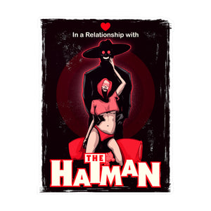 In A Relationship With The Hatman Kiss-Cut Vinyl Decal