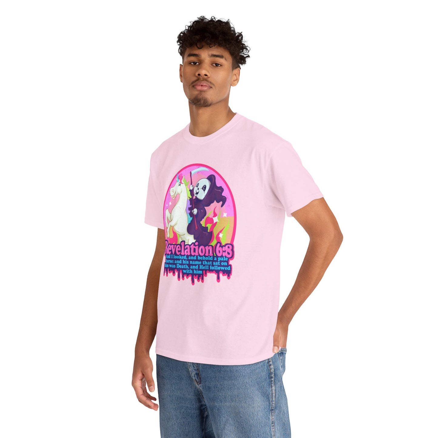 Revelation 6:8 Unisex Heavy Cotton Tee