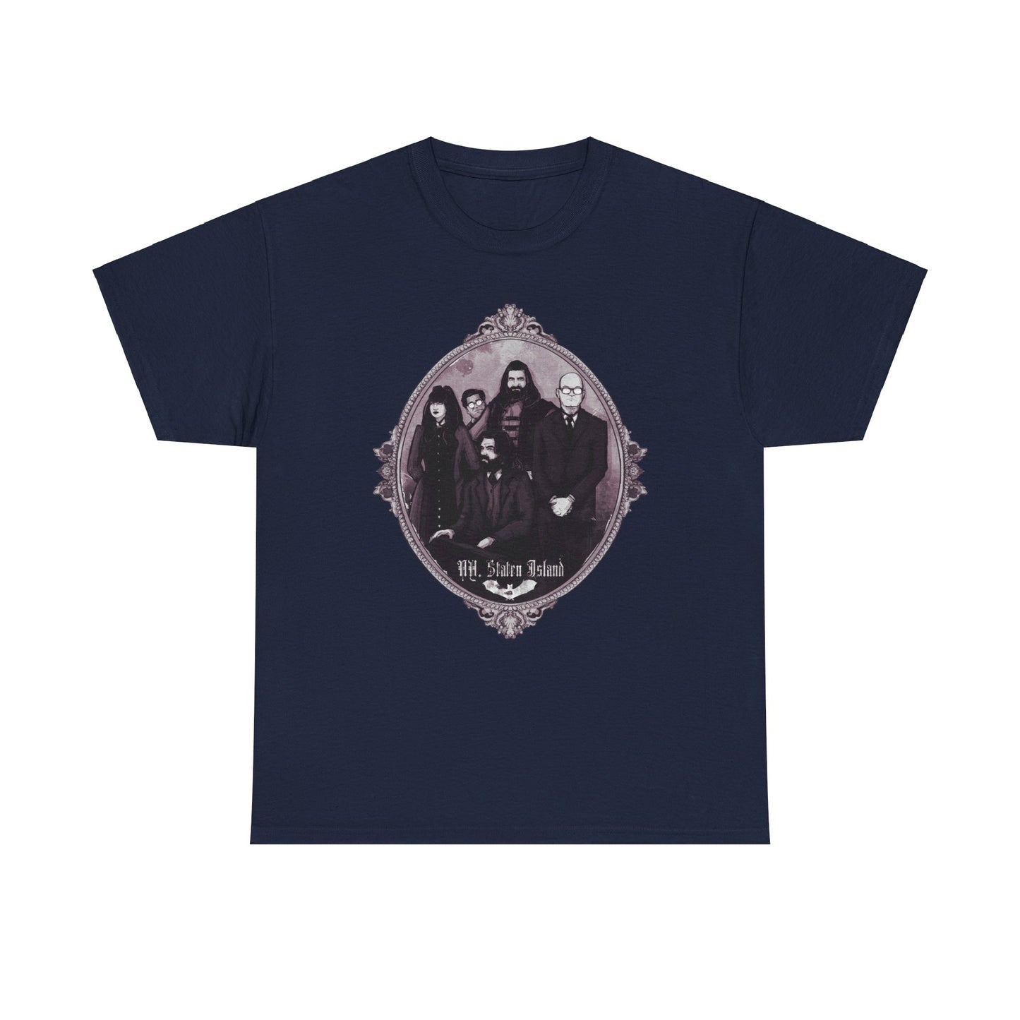 Vampire Family Portrait Unisex Heavy Cotton Tee