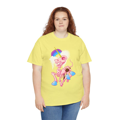 Unicorn Skeleton 2 Unisex Heavy Cotton Tee