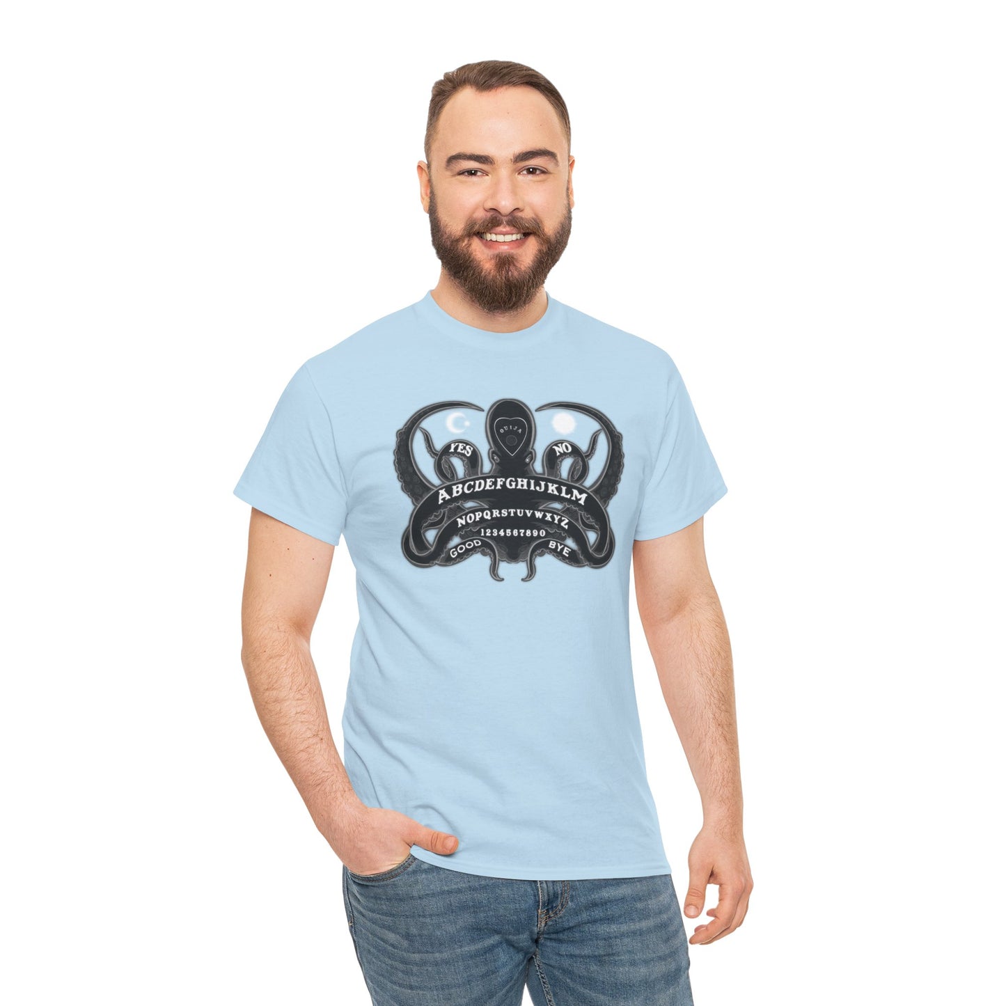 OuijiaPus Unisex Heavy Cotton Tee