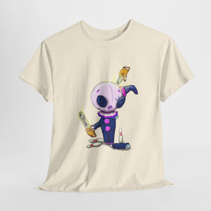 Buttons The Clown Juggling Unisex Heavy Cotton Tee