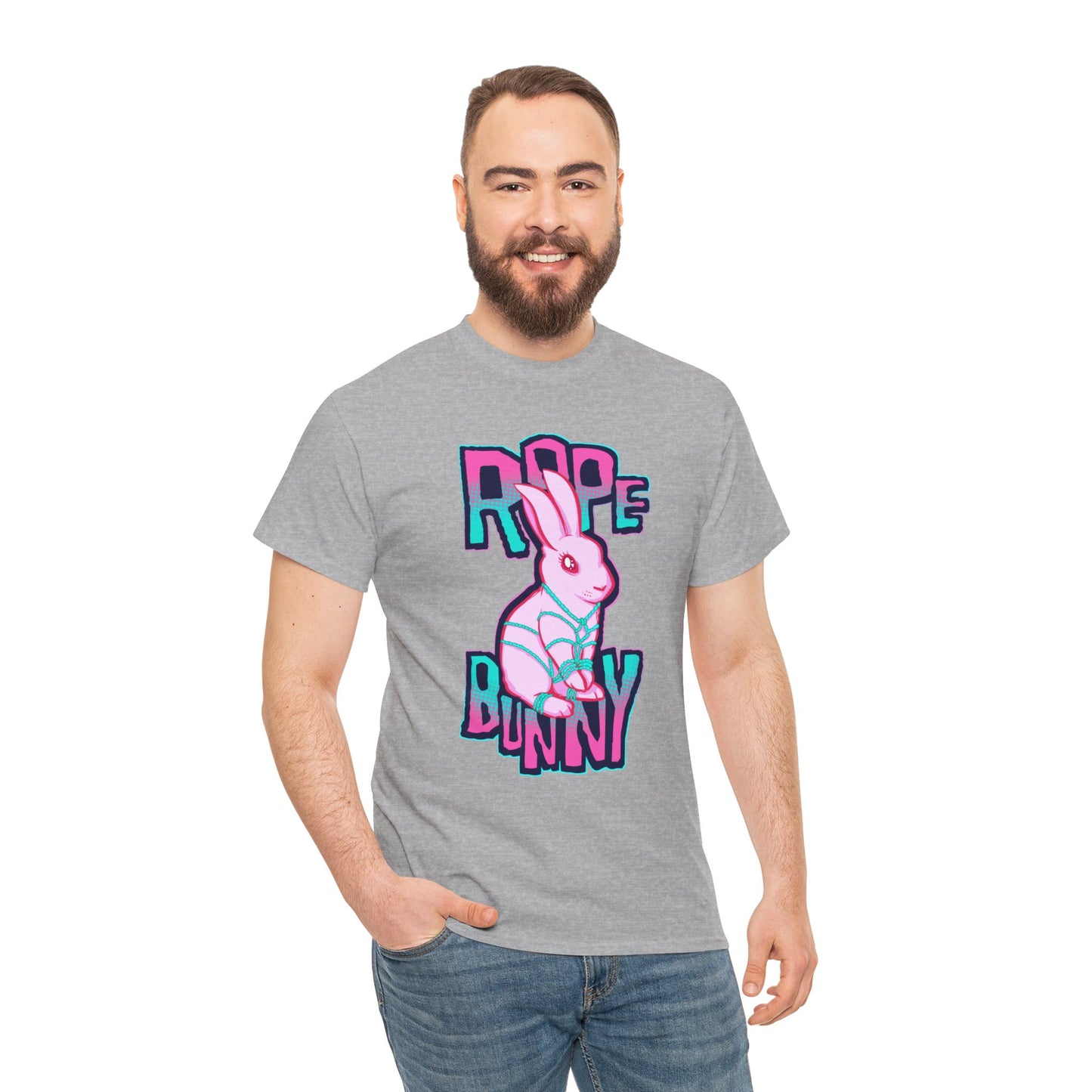 Rope Bunny Unisex Heavy Cotton Tee