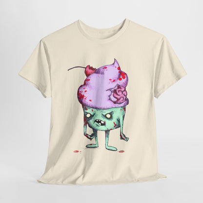 Zombie Cupcake Unisex Heavy Cotton Tee