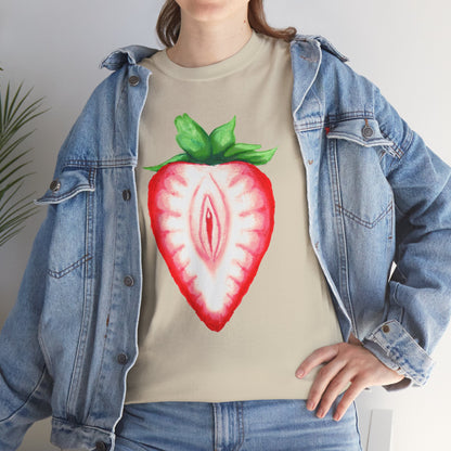 Juicy Strawberry Unisex Heavy Cotton Tee