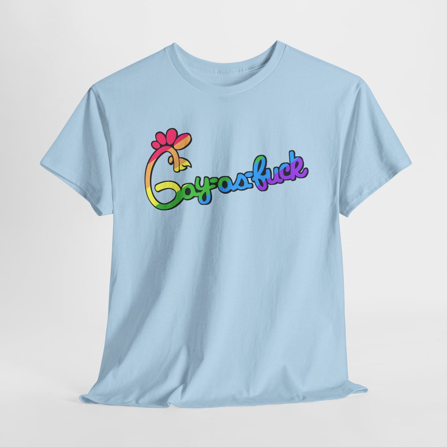 Gay Chicken Unisex Heavy Cotton Tee