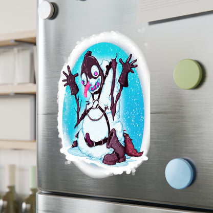 Kinky Snowman Kiss-Cut Vinyl Decal