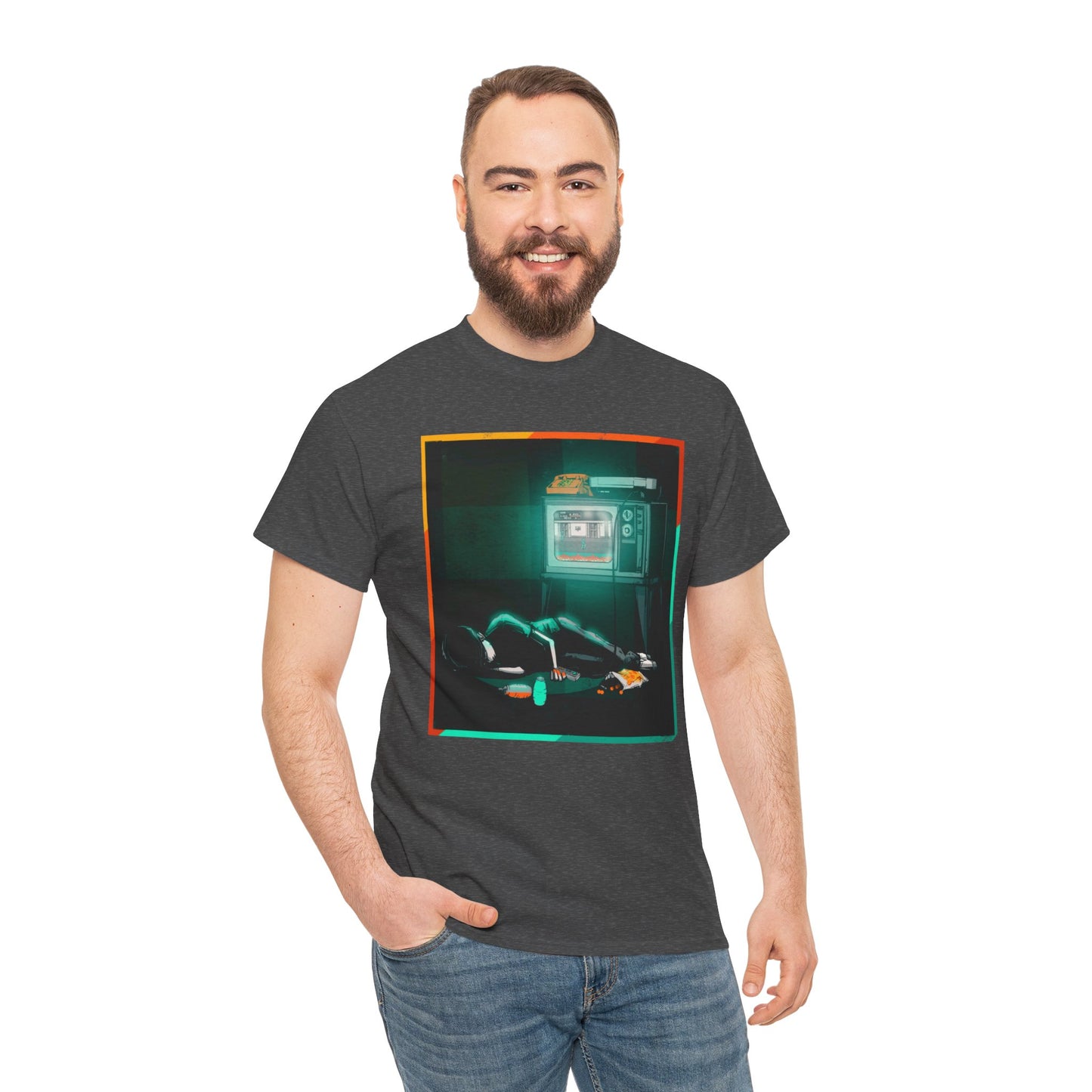 Long Night Unisex Heavy Cotton Tee