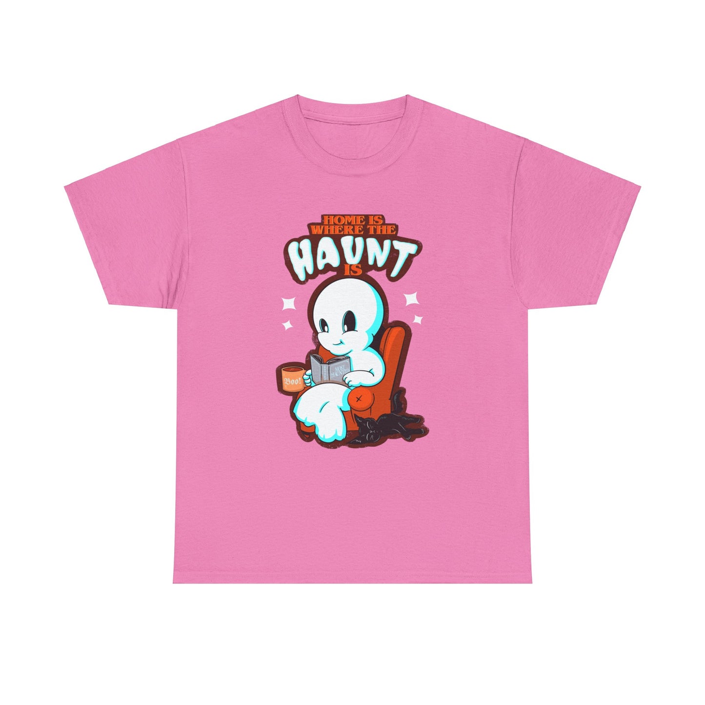 Home Is Where The Haunt Is Unisex Heavy Cotton Tee