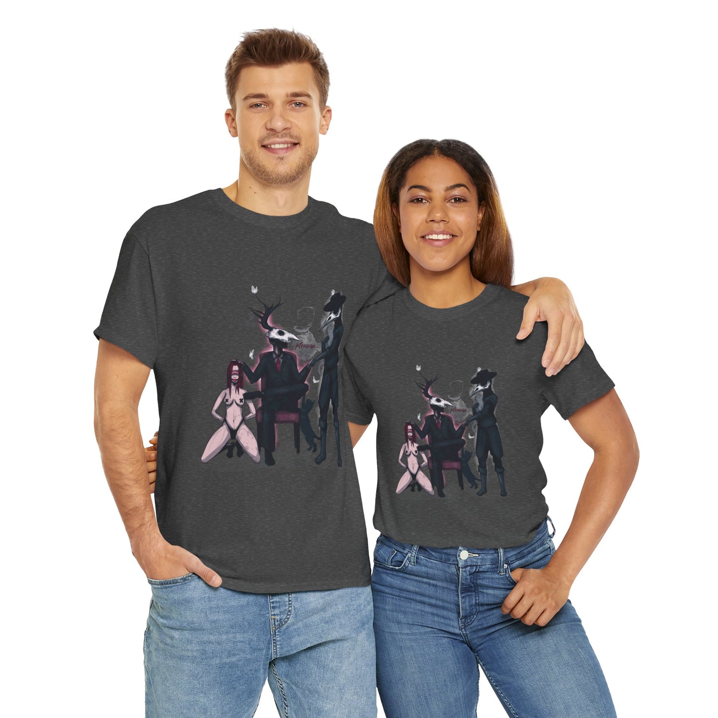 Deer Daddy / Nocturnal Unisex Heavy Cotton Tee