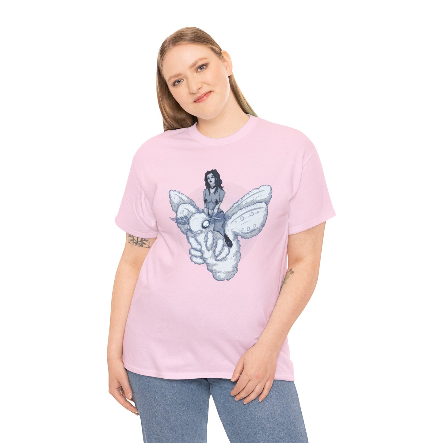 Goth On A Moth Unisex Heavy Cotton Tee