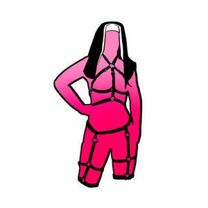 Fun Nun Kiss-Cut Vinyl Decal