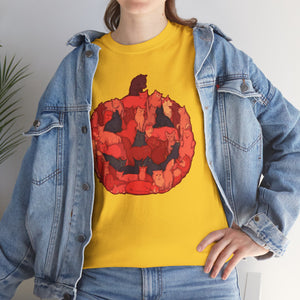 Meow-loween II Unisex Heavy Cotton Tee