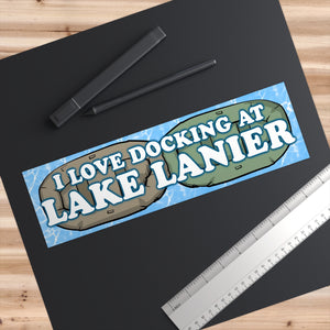Lake Lanier Docking Bumper Stickers