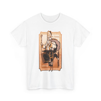As Above So Below St Nick x Krampus Unisex Heavy Cotton Tee