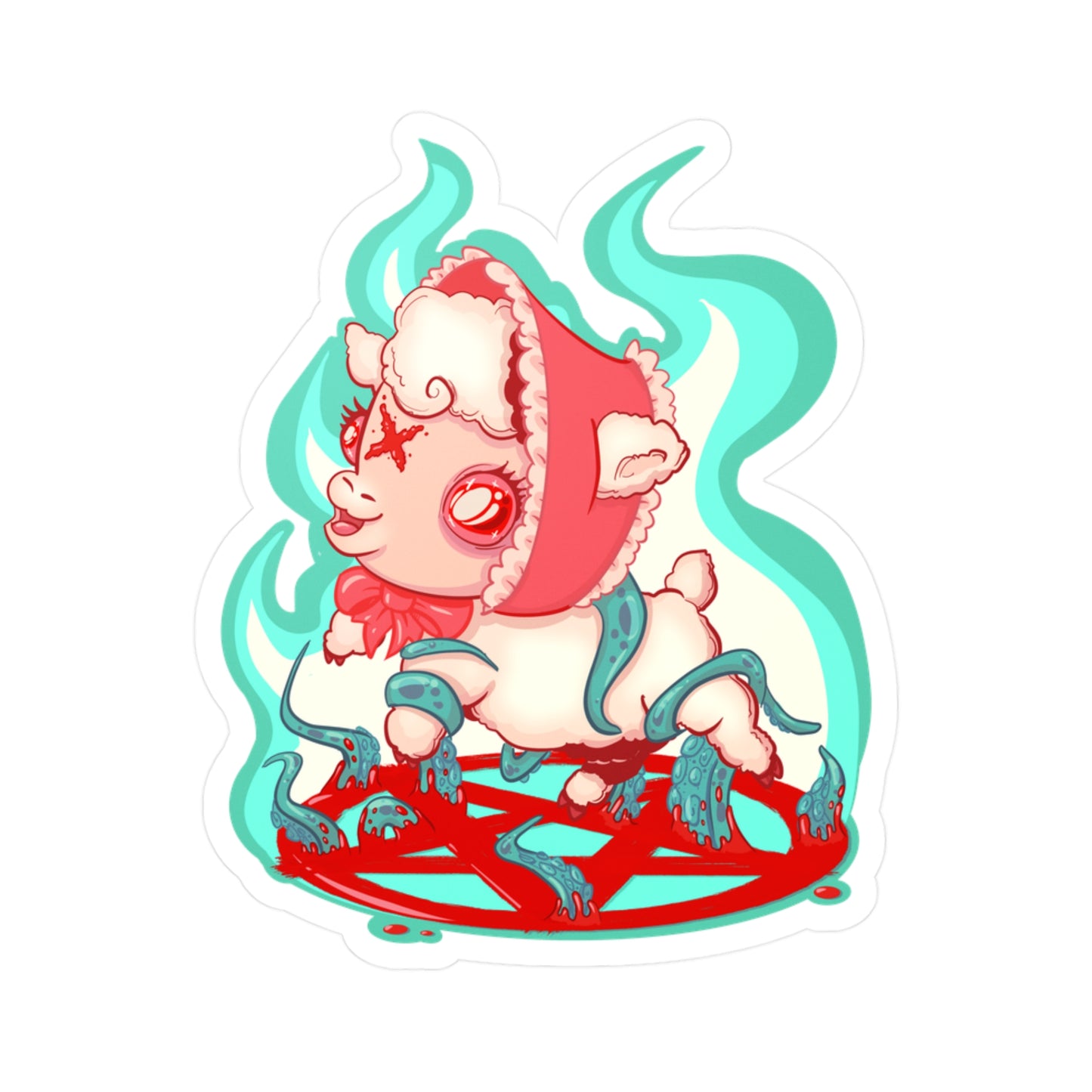 Sacrificial Lamb Kiss-Cut Vinyl Decal