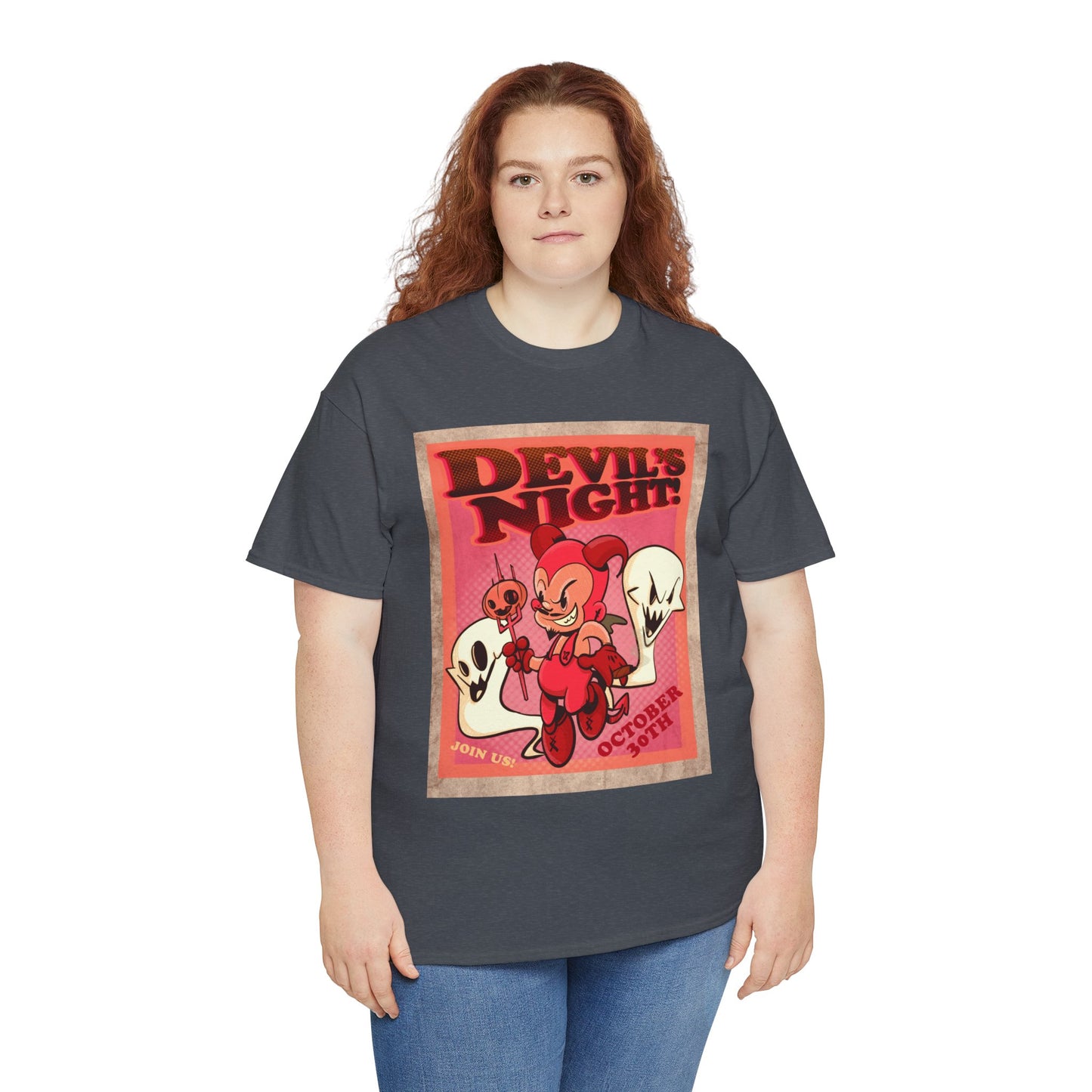 Devil's Night Unisex Heavy Cotton Tee