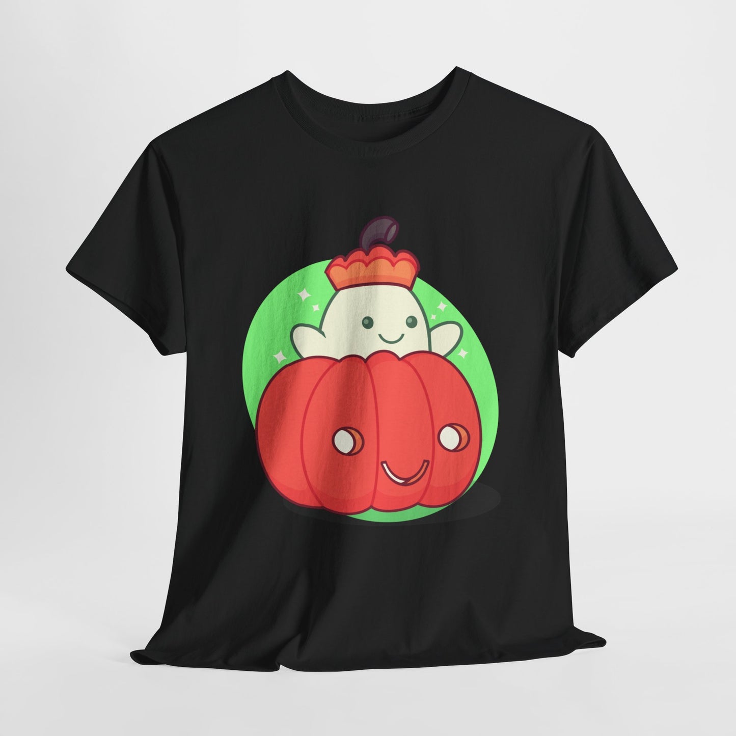 Pumpkin Ghost Unisex Heavy Cotton Tee