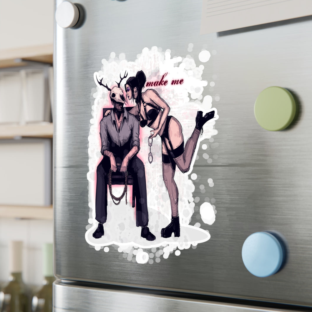 Deer Daddy Series 8: Make Me Kiss-Cut Vinyl Decal