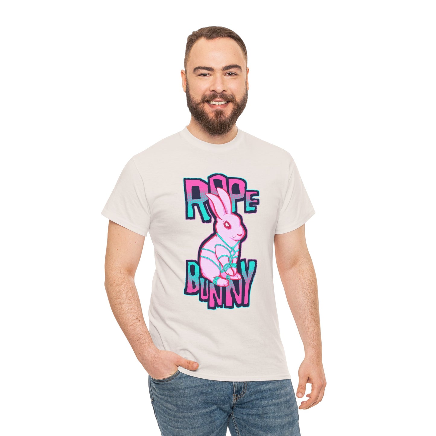 Rope Bunny Unisex Heavy Cotton Tee