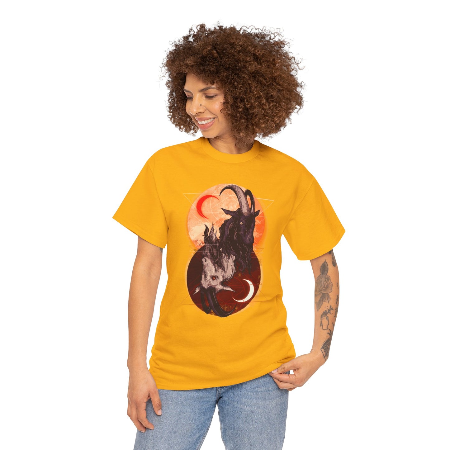 As Above So Below V Unisex Heavy Cotton Tee