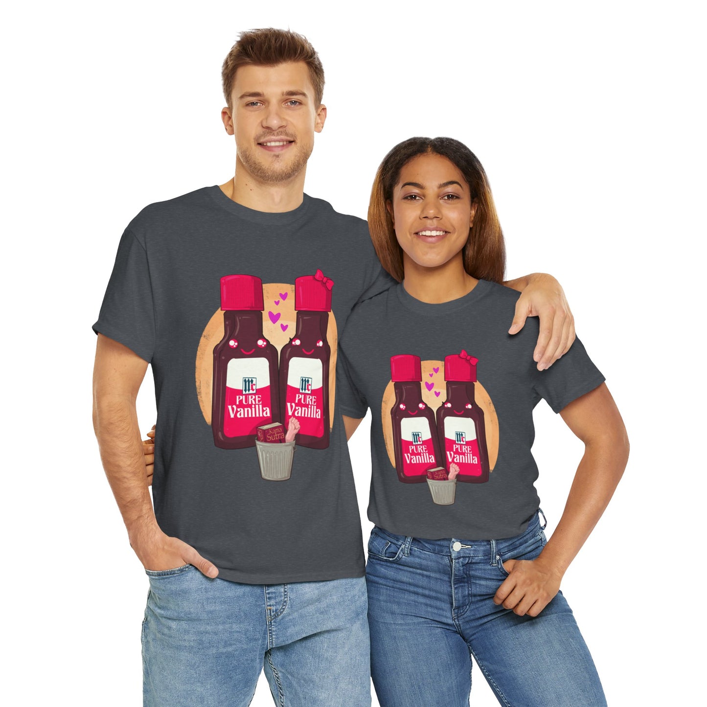 Vanilla Couple Unisex Heavy Cotton Tee