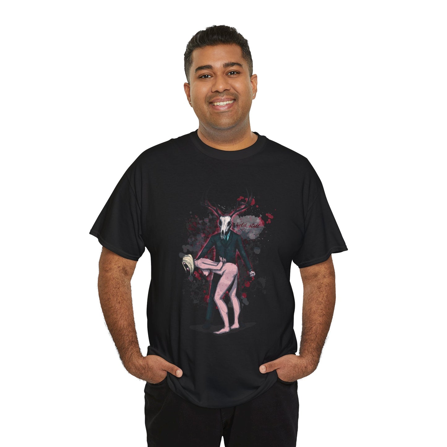 Deer Daddy Series 3: Hold Still Unisex Heavy Cotton Tee