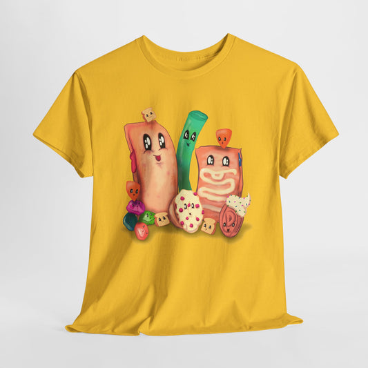 90s Food Unisex Heavy Cotton Tee