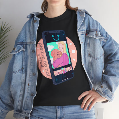 Don't Scroll Unisex Heavy Cotton Tee