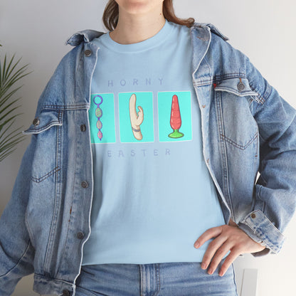 Horny Easter Unisex Heavy Cotton Tee