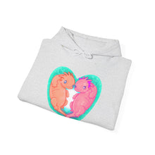 Axolotls In Love  Unisex Heavy Blend Hooded Sweatshirt