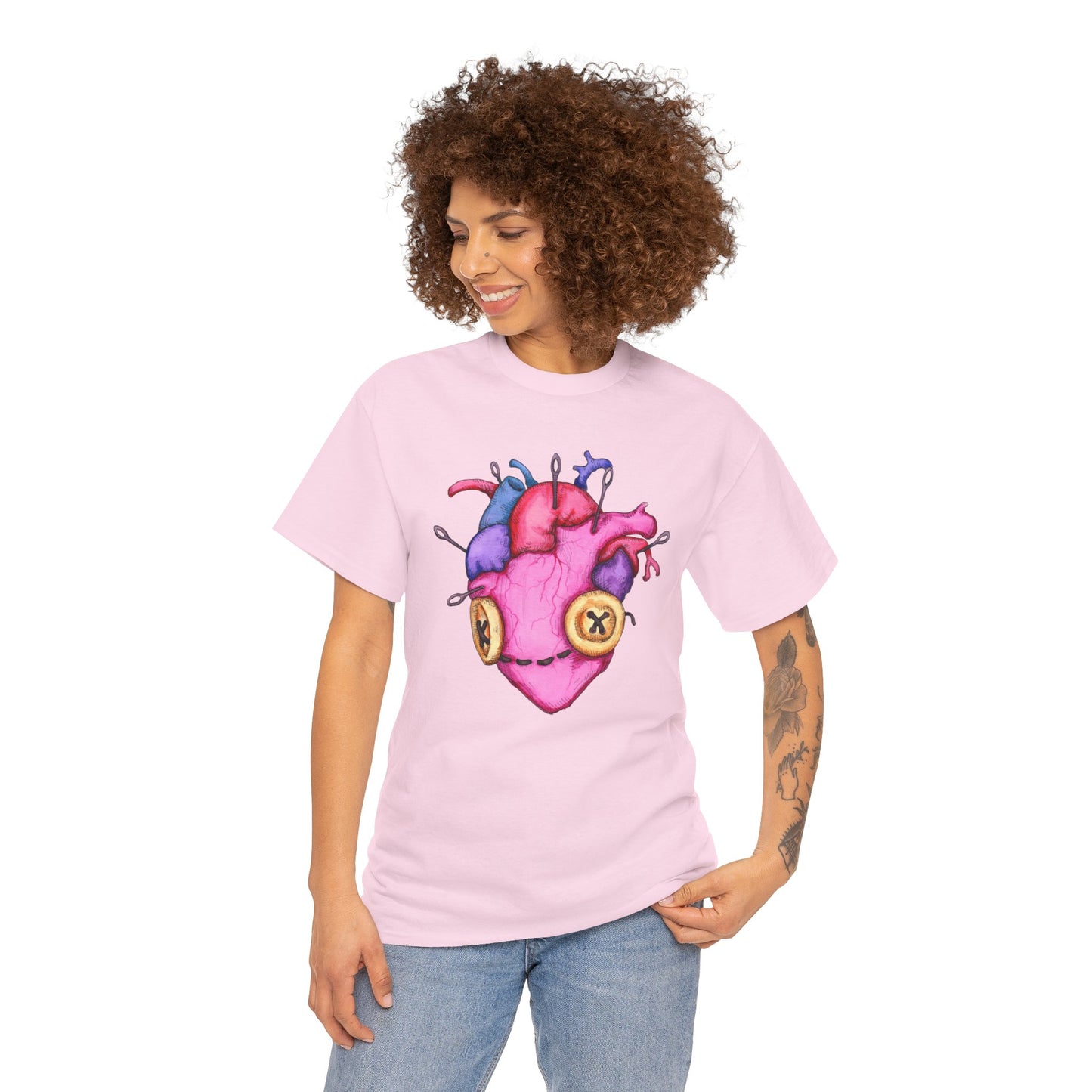 Voodoo Heart Unisex Heavy Cotton Tee