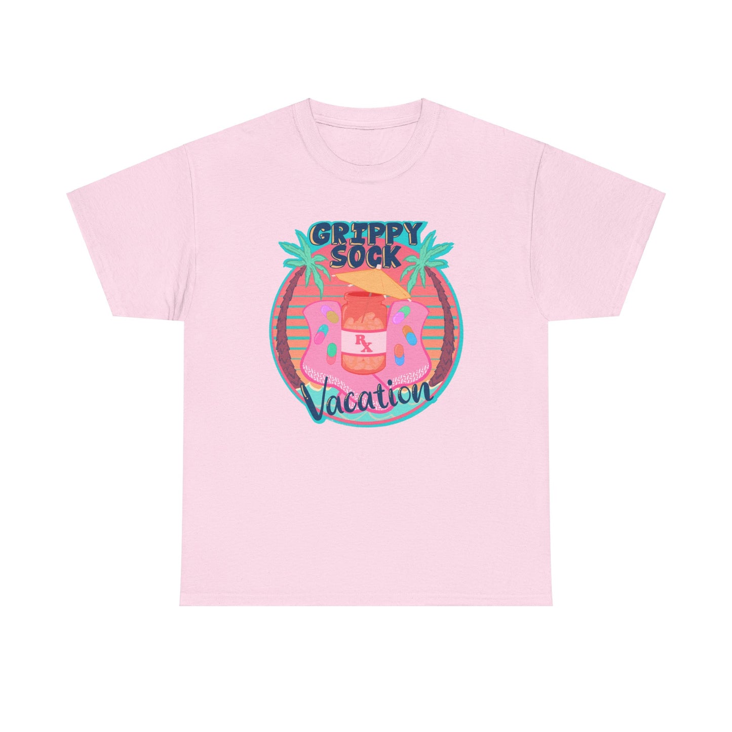 Grippy Sock Vacation Unisex Heavy Cotton Tee