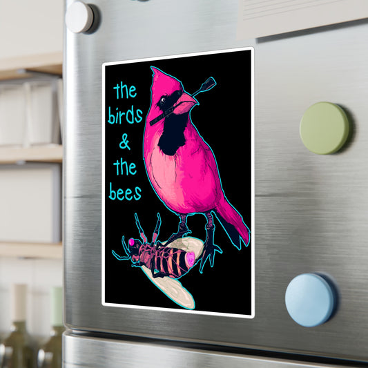 The Birds & The Bees Kiss-Cut Vinyl Decal