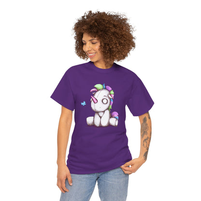 Plushie Unicorn Unisex Heavy Cotton Tee