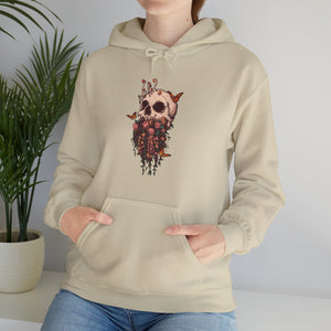 Elemental Skull Nature Unisex Heavy Blend Hooded Sweatshirt